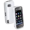 CELLULARLINE PUHELINSUOJA + N�YT�NSUOJA NOKIA C5-03 "SHOCKING" , t�sm�istuva, valkoinen