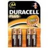 DURACELL PLUS POWER AA Alkaliparisto 4kpl, LR6 MN1500K4 1,5V