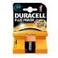 DURACELL PLUS POWER 9V Alkaliparisto 1kpl, 9V MN1604K1