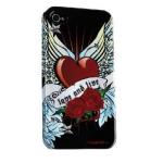 CELLULARLINE GRCOVERIPHONE42 PUHELINSUOJA + N�YT�NSUOJA Apple iPhone 4,