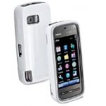CELLULARLINE PUHELINSUOJA + N�YT�NSUOJA NOKIA C7 \"SHOCKING\" , t�sm�istuva, valkoinen