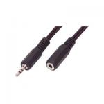 3.5MM STEREO JATKOJOHTO, uros - naaras,  (pituus 5m)