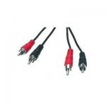 2x RCA V�LIJOHTO (pituus 10m) uros-uros
