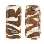 Celly Ipod NANO turkislaukku zebra valk/ruskea