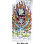 ED Hardy iPhone 3G koristetarra 2 Swords