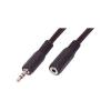 3.5MM STEREO JATKOJOHTO, uros - naaras, (pituus 2,5m)