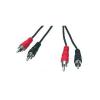 2x RCA V�LIJOHTO (pituus 1,5m) uros-uros