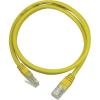 VERKKOKAAPELI CAT6E, UTP, KELTAINEN,  PITUUS 2,0 M ( RJ45 )