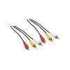 3 x RCA V�LIJOHTO (pituus 10m)