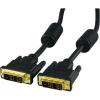 DVI monitorikaapeli DVI-D u-u, 5m, Single Link