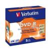 VERBATIM DVD-R LEVY 5kpl 4,7GB  DVD-R Verbatim, Hard Coated, 8X