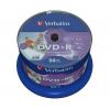 VERBATIM DVD+R LEVY 50kpl 4,7GB DVD+R printable 16X