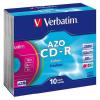 VERBATIM CD-R LEVY 10kpl 700 MB AZO, CD-R, 52X