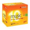 VERBATIM CD-R LEVY 10kpl 80 min Live it Music CD-R for Audio 10 pack RETAIL - ME10
