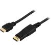 DisplayPort - HDMI monitorikaapeli, uros-uros 1m.