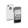 SBS Puhelinsuoja, PVC, LFCB40W, iPhone4/4S, valkoinen, kovaa ja kest�v�� muovia