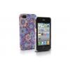SBS Puhelinsuoja, TOON, LFCU40MFL, iPhone4/4S, kukkakuvio, kovaa ja kest�v�� muovia
