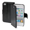 Muvit BOOK musta nahkalaukku  Apple iPhone 4/4S