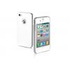 SBS Puhelinsuoja, Satiny, TE0SCR40W, iPhone4/4S, valkoinen, muovia jossa satiininen pinta