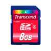 TRANSCEND SDHC Muistikortti 8GB. High Capacity SD-muistikortti, Class 2.