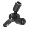 Celly autopistokkeen jakaja 2 laturille + USB port