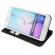 WAVE \"Book case\" kotelo. Valkoinen tsmistuva kotelo Samsung Galaxy S6 (G920)