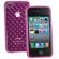 CELLULARLINE GLAM PUHELINSUOJA + N�YT�NSUOJA, t�sm�istuva Apple iPhone 4 malleihin, pinkki