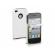 SBS Puhelinsuoja, PVC, LFCB40W, iPhone4/4S, valkoinen, kovaa ja kest�v�� muovia