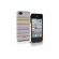 SBS Puhelinsuoja, TOON, LFCU40MRB, iPhone4/4S, pastelli sateenkaariv�ritys, kovaa ja kest�v�� muovia