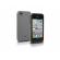 SBS Puhelinsuoja, Double, TE0PCD40G, iPhone4/4S, harmaa.