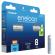 Panasonic Eneloop AAA-akku 750mAh 8kpl/pkt