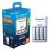 Panasonic Eneloop akkulaturi BQ-CC17 + 4 x AA-akku
