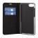 WAVE Book case kotelo, Musta, Huawei Y5 2018, HuaweiY5 Prime 2018