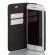WAVE Book case kotelo. Musta Apple iPhone SE (2022) / SE (2020) / 8 / 7 / 6S / 6 tsmistuva kotelo