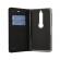 WAVE Book case kotelo RFID -suojauksella. Musta tsmistuva kotelo Nokia 6 2018
