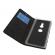 WAVE Book case kotelo RFID -suojauksella. Musta tsmistuva kotelo Sony Xperia XZ2