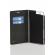 WAVE Book case kotelo. Musta t�sm�istuva kotelo Sony Xperia XZ Premium