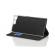 WAVE Book case kotelo. Musta t�sm�istuva kotelo Sony Xperia XZ Premium