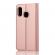 WAVE Book Case ruusukultainen suojakotelo Samsung Galaxy A40