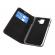 WAVE Book case kotelo RFID -suojauksella. Ruusukulta, Samsung Galaxy A6 2018