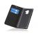 WAVE Book case kotelo RFID -suojauksella. Musta tsmistuva kotelo Samsung Galaxy A8 2018