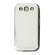 Muvit takakuori iNox Samsung Galaxy S III hopea