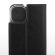 Wave Book Case, Apple iPhone 13, Musta