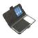 Wave Book Case, Honor 600 / Honor 600 Pro, Musta
