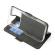 Wave Book Case, Honor 600 / Honor 600 Pro, Musta
