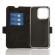 Wave Book Case, Honor 600 Smart 5G, Musta