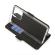 Wave Book Case, Honor X8 5G, Musta