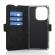 Wave Book Case, Oppo A60 5G / Oppo A40 / Oppo A40m, Musta