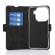 Wave Book Case, Oppo Find X9 Pro, Musta