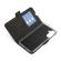 Wave Book Case, Samsung Galaxy A15 5G / Samsung Galaxy A15 4G, Musta